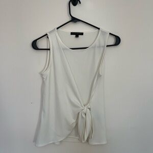 Banana Republic White Sleeveless Top